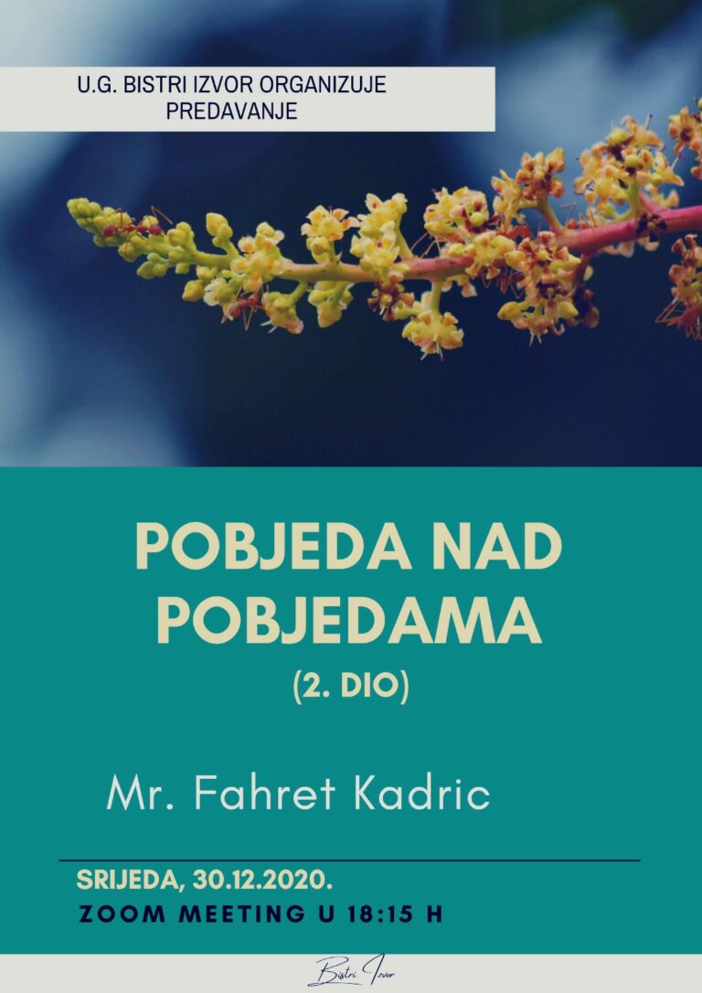 Pobjeda nad pobjedama, 2 dio – Mr Fahret Kadrić