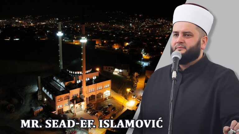 Ne sjedite po ulicama (trotoarima)⁴ᵏ mr. Sead-ef. Islamović